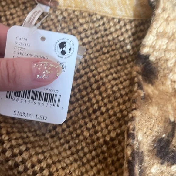 BNWT ✨Free People  Stateside Cardigan in S  🐆 - Picture 4 of 8